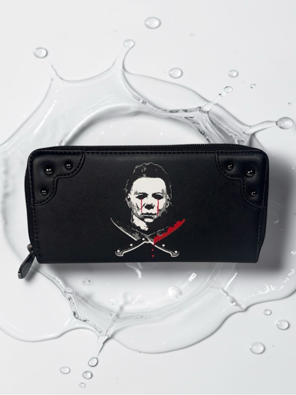 Rock Rebel Halloween II zip wallet.
